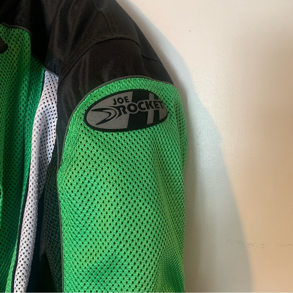 Joe Rocket Phoenix 5.0 green and Black Motorcycle Jacket Size XL - Picture 9 of 12